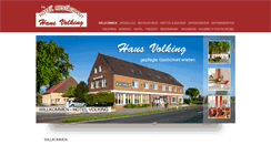 Desktop Screenshot of hotel-volking.de